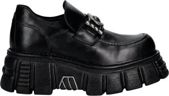 New Rock Schoenen, Dames, Zwart, 39 EU, Leer, M-895-C6