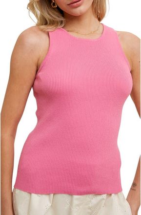 Wishlist Ribbed Tank in Punch at Nordstrom Rack, Size Medium