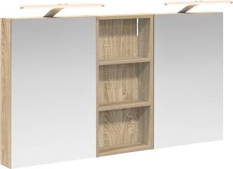 vidaXL Juego De Muebles De Ba&ntilde;o 3 Uds. 110 X 10,5 X 60,5 Cm Vidaxl