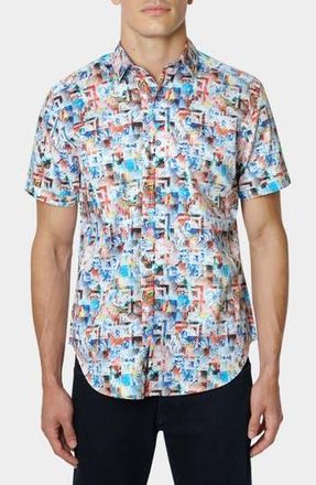 Robert Graham Abstract Print Button-Up Shirt in Multi at Nordstrom Rack, Size Xx-Large