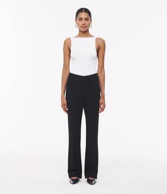 Another Tomorrow JERSEY PANT in Black at Nordstrom, Size 40 It