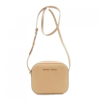 Armani Pre-owned Cross Body Bags, male, Beige, Size: ONE SIZE Pre-owned Crossbody Bag