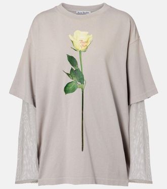 Acne Studios Edra printed cotton jersey T-shirt