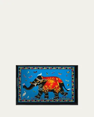 Ortigia Elephant Lacquered Tray