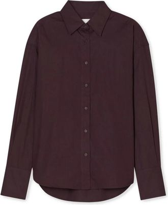 Closed Overhemden, Dames, Bruin, XS, Shirts