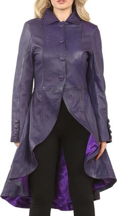 TruClothing Gothic Full Length Victorian Leather Coat