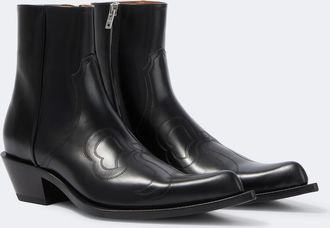 Acne Studios Leather cowboy boots