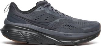 Saucony Mens Guide 18 Shoe In Shadow/gum