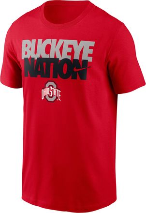 Nike Ohio State Campus Local Madness Nike Mens College T-Shirt in Red | N19965NOH-U4C