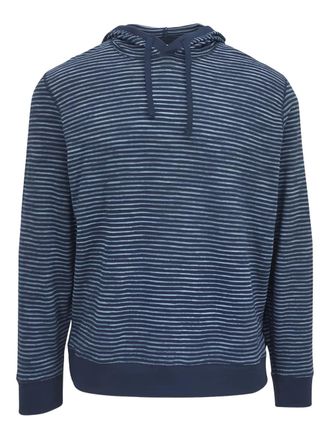 Faherty Sunwashed striped hoodie - Blue