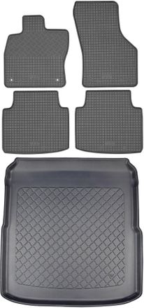 OEM Volkswagen Arteon Sed&aacute;n (4 Puertas) Desde Junio De 2017. Juego De Alfombrillas De Goma Para Coche Y Alfombrilla Para Maletero