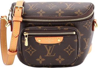 Louis Vuitton Brown Monogram Canvas Bum Mini (Authentic Pre-Loved)