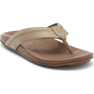 Olukai Hiapo Flip Flop in Clay /Mustang at Nordstrom, Size 11