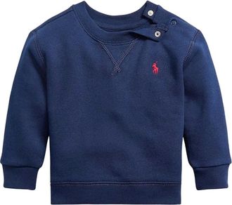 Ralph Lauren Kids Sweatshirts, male, Blue, 12 M, 320772102002 O-Neck Jumpers