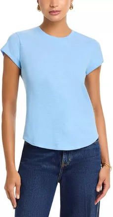 Bella Dahl Baby Crew Tee In Tidal Blue