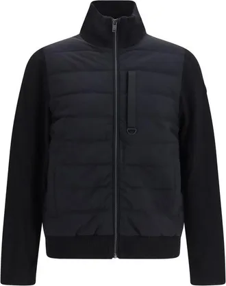 Moose Knuckles Black Viscose Full-Length Mens Jacket