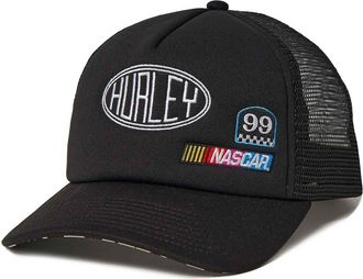 Hurley Womens Hurley Black NASCAR Foam Trucker Snapback Hat at Nordstrom