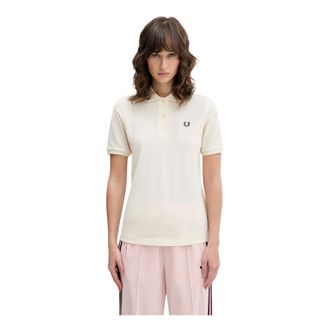 Fred Perry Tops, Dames, Beige, L, Polo Shirts