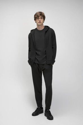 Naked Cashmere Jake Zip-Up Cashmere Hoodie in Black at Nordstrom, Size Medium