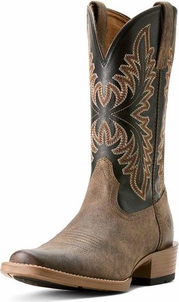 Ariat Mens Renegade Western Cowboy Boot In Stone/black