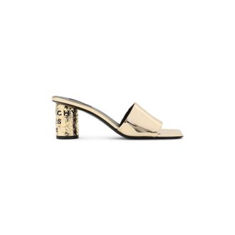 Givenchy Schoenen, Dames, Beige, 36 EU, Leer, Tape Heeled Mules
