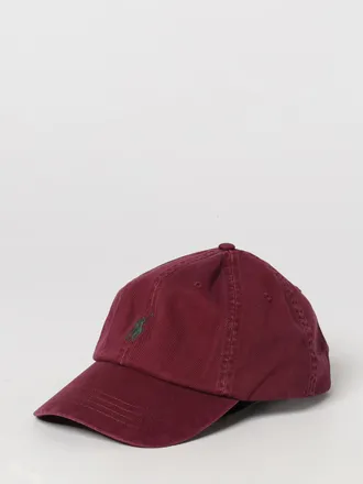 Polo Ralph Lauren Cappello da baseball in cotone con logo ricamato