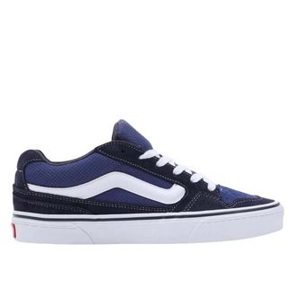 Vans Schoenen, Heren, Blauw, 46 EU, Navy Suede/Mesh Sneakers