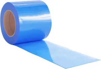 vidaXL Vidaxl - Tira De Cortina Para Puertas Pvc Azul 200x1,6 Mm 50 M