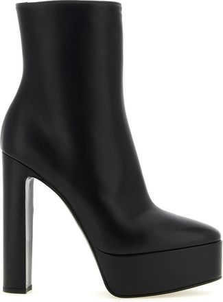 Le Silla Black Zipper Ankle Boots