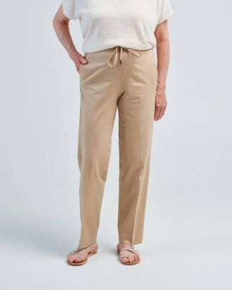 Circolo 1901 Jersey Light Coulisse Pants In Granito