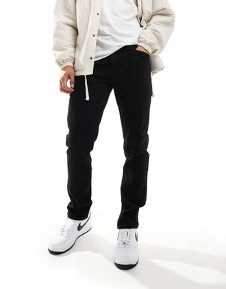 Farah Elm slim jeans in black