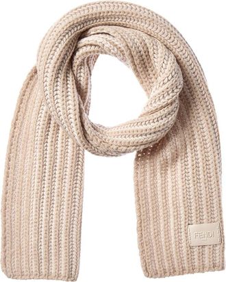 Fendi Fendi Wool & Cashmere-Blend Scarf