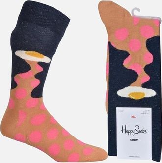 Happy Socks Mens Egg Invader Socks, Navy/pink - Black - Size: 10/9.5/9/10.5/11/11.5/12/12.5