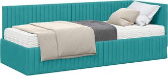 vidaXL Estructura De Cama Esquina Con Colch&oacute;n 2 Uds. Tuquesa Vidaxl