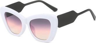 Generic Mens Sports Outdoor Driving Sunglasses(White)