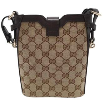 Gucci Pre-owned Shoulder Bag - Dames - Pre-owned - Beige - Maat: ONE Size