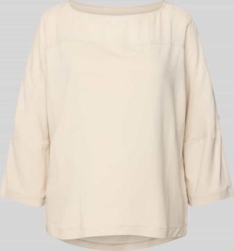 OPUS Relaxed Fit Blusenshirt mit 3/4-Arm Modell Sumana in Beige, Gr&ouml;&szlig;e 38