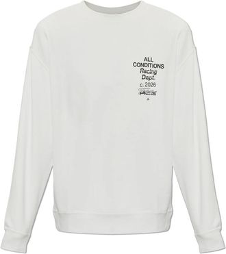 Nike ACG Tuff Fleece Dri-FIT Crew-Neck Sweatshirt - Heren - Sportshirts - Wit - XL - Katoen - Fitness