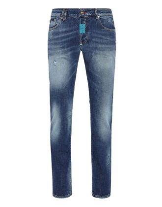 Philipp Plein Rechte Jeans Hexagon