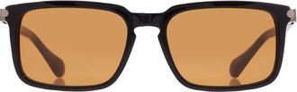 Ferragamo Amber Rectangular Mens Sunglasses SF1110S 009 56