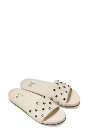 beek Gallito Stud Slide Sandal in Vanilla at Nordstrom, Size 11