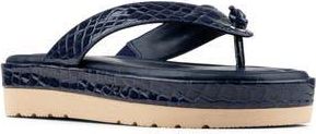 Donald J Pliner Thong Sandal in Navy at Nordstrom Rack, Size 9.5