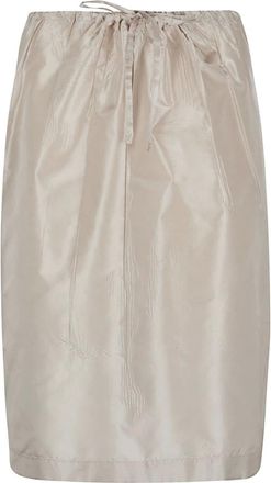 Prada Rokken, Dames, Bruin, S, Gonna Taffetas