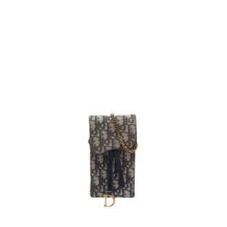 Dior Pre-owned Canvas Crossbody - Dames - Pre-owned - Blauw - Maat: ONE Size