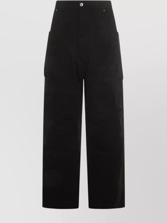 Rick Owens high waist wide leg trousers with pockets
