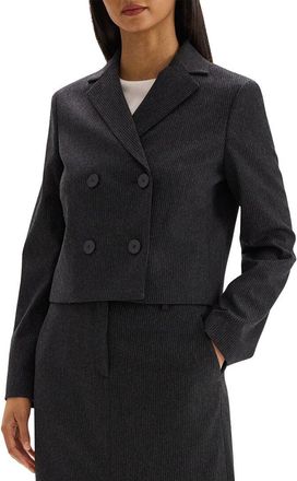 Theory Short Flannel Jacket