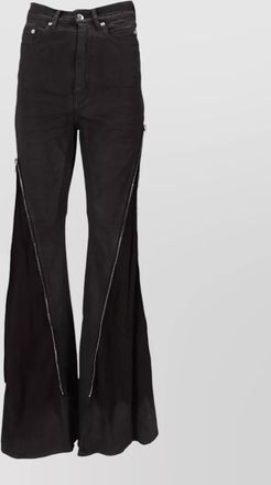 Rick Owens high waist flared trousers full length