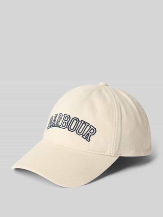 Barbour Basecap aus reiner Baumwolle Modell EMILY in Offwhite, Gr&ouml;&szlig;e 1