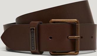 Belstaff Belstaff Ledger Belt Mens Calf Leather Brown Size S
