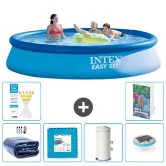 Intex Piscina Easy Set Redonda - 396x84 Cm - 7-piezas S152